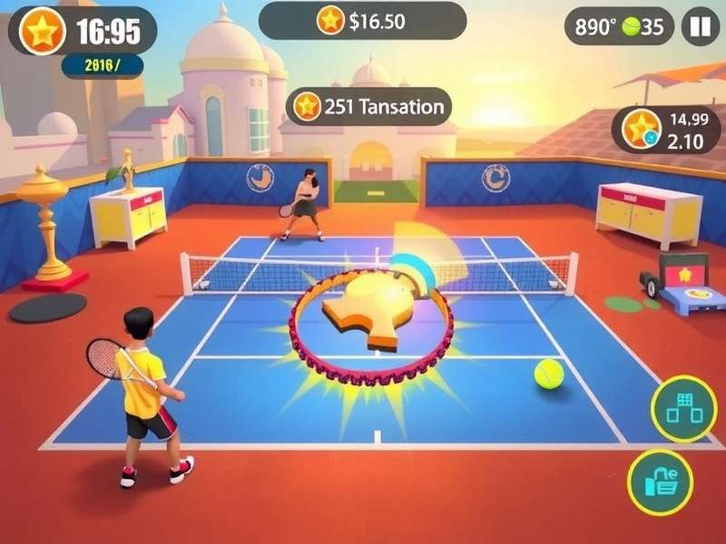 Tennis Clash Serve Sensation Gameplay